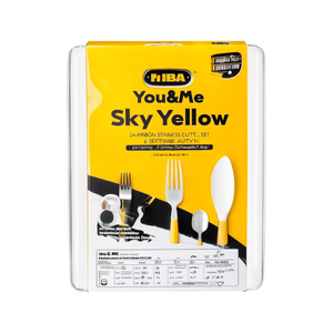 Juego de cubiertos 24 piezas Inox You&Me SKY Giallo YM24SK 13 - Product Image 2