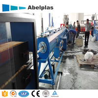 Machine d'extrusion de tuyaux en PVC, équipement de descente en plastique, ligne de Production de tuyaux de filetage en PVC