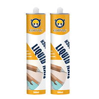 GORVIA N305T 300ML Transparent Intérieur Grade One Composant No More Nails Liquid Nails Glass Sealant