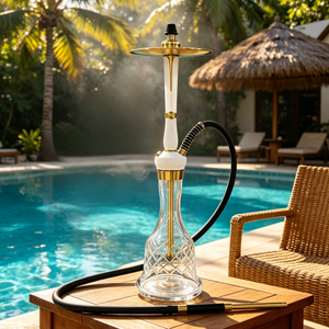 Nuevo Diseño de Set de Hookah Portátil de 58CM, Hookah de Lujo de Acero Inoxidable, Set de Hookah Árabe, Hookah Pen, Disponible en Stock - Product Image 3