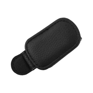 Leather Sunglasses Clip For Car Sun Visor Storage Eyeglasses Holder <b>Interior</b> <b>Accessory</b> 9.6x4.4x4cm - Product Image 1