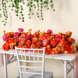 Tiras de Flores Artificiales de Alta Calidad, Guirnalda para Boda, Decoración Floral, Camino de Mesa, Decoración para Boda, Aniversario - Product Image 3