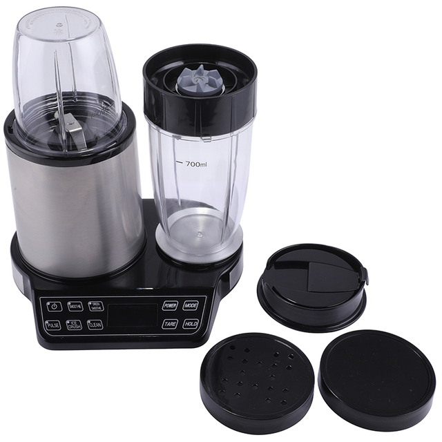 Portable Double Cup Blender Variable Speed 2-Blade Juicer Multifunctional Mini USB Rechargeable for Household Hotel Outdoor Use