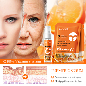 Sérum Masque de Soin Multi-Peptides VC Lyophilisé pour le Remplissage des Joues, Anti-Rides, Raffermissant, Hydratant, Anti-Âge, 4 pièces + 35ml - Product Image 4
