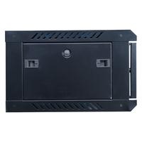 Rak Server Dinding Dalam Ruangan 19-Inci 4U/9U/15U IP20 Baja SPCC untuk Pusat Data OEM/ODM dengan Pintu Kaca Tempered