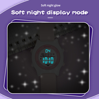 Montres pour enfants imperméables colorées de dessin animé les plus vendues pour filles et garçons Montre numérique à LED pour enfants