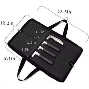 Muestra gratuita, bolsa de herramientas de cocina portátil personalizada al por mayor, bolsa organizadora impermeable para herramientas de viaje, bolsa para cuchillos. - Product Image 3