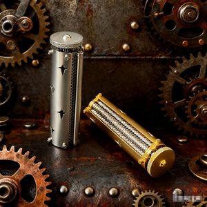 Cigar <b>Roller</b> 78mm Brass Round Classic Style Stainless Steel Blade Durable <b>Metal</b> Smoking Accessory - Product Image 6