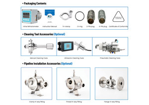 Brix ölçüm elektronik sıcaklık izleme ve yüksek doğruluk ile IoT In-line süreç refraktometre - Product Image 5