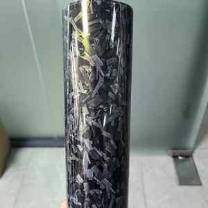 ฟิล์มคาร์บอนไฟเบอร์เคลือบสีทอง3D สติกเกอร์ติดรถยนต์ไวนิลติดรถยนต์ - Product Image 5