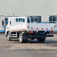 Truk Pagar Ringan Diesel 5-ton 4x2 yang Memenuhi Standar Euro VI, Dilengkapi Bak Kargo Tipe Panel dan Transmisi Otomatis