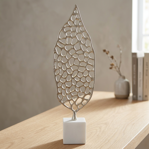 Contemporary Gold Leaf Sculpture Handmade Artistic Tabletop <b>Decor</b> for Living Room Eco-Friendly Durable Modern Design Fresh - Product Image 2