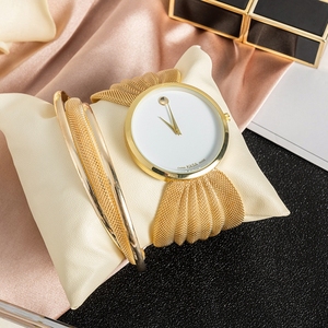 2 pezzi <span class=keywords><strong>di</strong></span> <span class=keywords><strong>orologi</strong></span> da <span class=keywords><strong>donna</strong></span> <span class=keywords><strong>di</strong></span> <span class=keywords><strong>lusso</strong></span> con cinturino in maglia a farfalla <span class=keywords><strong>di</strong></span> moda oro orologio da <span class=keywords><strong>donna</strong></span> semplice regalo <span class=keywords><strong>di</strong></span> gioielli personalizzato - Product Image 2