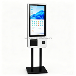 Sistema de Intercomunicación Visual WUXIN Totem Borne de 21.5/27 Pulgadas, Kiosco de Autoservicio para Pedidos sin Contacto para Cadenas de Restaurantes de Comida Rápida - Product Image 4