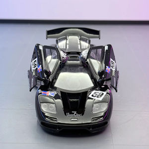 <span class=keywords><strong>1</strong></span>:<span class=keywords><strong>32</strong></span> McLaren <span class=keywords><strong>F1</strong></span> moulé sous pression modèle voiture Super voiture décorer ornement jouets avec son lumière pullback portes ouvertes pour les enfants - Product Image 5
