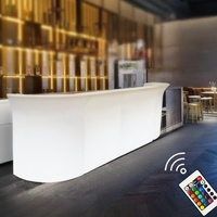 Luxe Illuminate Glow LED Bar Comptoir Restaurants Événements Jardins Maison Extérieur Extérieur Salon Bureau Banquets Gym Parcs