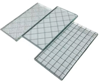 Fil de verre poli géorgien 8mm 6mm filaire résistant au feu solide pour hôtels en plein air serres pour la construction de rideaux halls