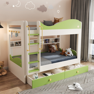 Giá Rẻ Đơn Giản Phong Cách Gỗ Giường Tầng Cho Phòng Ngủ Nhà Phòng Khách Trường Học Khách Sạn Bệnh Viện Cho Trẻ Em Và Trẻ Mới Biết Đi - Product Image 2
