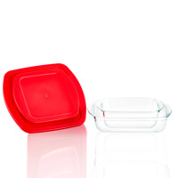 Plat à four micro-ondes LINUO, personnalisable OEM, surface pour gâteaux, caractéristique alimentaire, carré, origine écologique