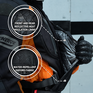 Pantalones de Protección para Motociclismo con Capucha, Armadura CE2, Calefactables, Impermeables, Resistentes al Viento, de Liberación Rápida, para Invierno - Product Image 5