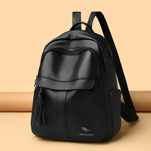 Women's <b>Backpack</b> Fashion Design High Quality PU Leather Female School Bag Multifunction <b>Large</b> Capacity Travel <b>Backpacks</b> - Product Image 1