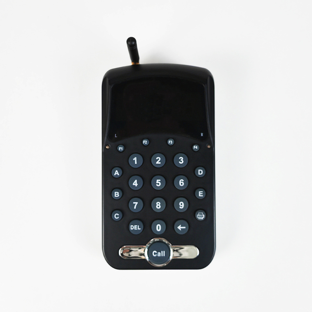 Wireless Queue Calling Guest Paging System Keypad for Restaurant Bank Hospital Clinic