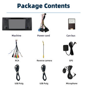 7 pollici Android autoradio CarPlay Stereo Video lettore di navigazione GPS 2Din Headunit per <span class=keywords><strong>BMW</strong></span> E39 <span class=keywords><strong>E53</strong></span> - Product Image 3