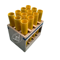 1.91 pouces 12 coups cadre en bois affichage feux d'artifice support en bois mortier Tube support en fibre de verre mortier Tubes pour feux d'artifice spectacles