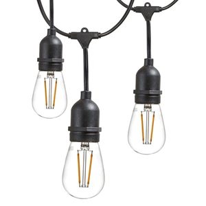 Guirlande lumineuse solaire LED 5M pour extérieur, étanche, avec télécommande, pour jardin, mariage, patio, décoration, ampoules féeriques - Product Image 1