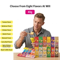 Chips de pommes de terre cuites au four, sans graisses trans, saveur originale, snack de supermarché doré, vente en gros, en vrac, direct usine, MOQ, pour fêtes d'enfants