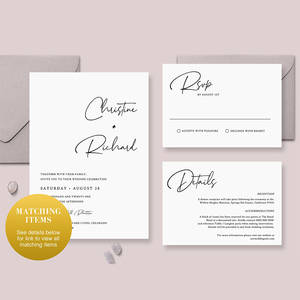 Biglietto di Ringraziamento Personalizzato con Logo, Design Conciso, Biglietto Pieghevole Perfetto per Matrimoni, Addii al Nubilato e Baby Shower - Product Image 6