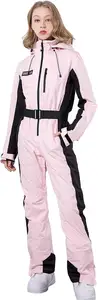 Wholesale Custom Winter Sport Snowsuit Waterproof Windproof Breathable Adult 1 Piece Ski Snow Suit Women