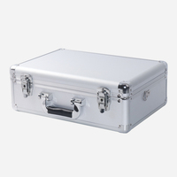 Étui de transport antichoc personnalisable en aluminium noir OEM/ODM