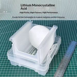 Wafer Niobat Litium Kelas Akustik SAW Single Double Polished Ukuran 3 Inci 4 Inci untuk Penelitian Ilmiah Industri Chip Semikonduktor - Product Image 1