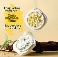 Diffuseur de parfum floral artisanal en cire parfumée de luxe avec logo personnalisé, désodorisant suspendu, prix d'usine, vente en gros