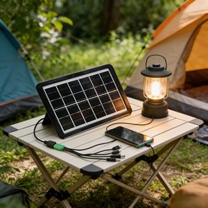 Nouvelle lampe solaire portable 2W USB pour téléphone portable, étanche, d'urgence, mini, en silicium monocristallin, 2V SPC-2W pour extérieur - Product Image 4