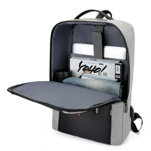 Usine en gros personnalisé étanche sac à dos pour ordinateur portable Port USB antivol Oxford matériel fermeture à glissière pour homme d'affaires femme - Product Image 4