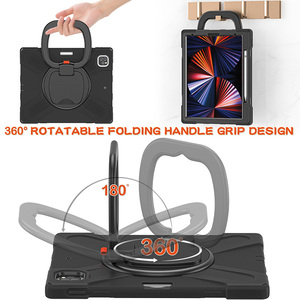 Étui de protection pour tablette PC avec poignée ergonomique pour Apple <span class=keywords><strong>iPad</strong></span> <span class=keywords><strong>Pro</strong></span> <span class=keywords><strong>12</strong></span>,9 <span class=keywords><strong>pouces</strong></span> 20212022, bandoulière - Product Image 2