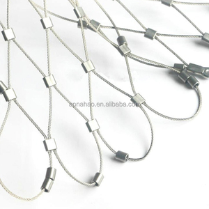 316 Hot Sale Factory Supply Enclosure Mesh Fence Guardrail Stainless Steel 304 Grade Flexible <strong>Wire</strong> Rope Mesh <strong>Net</strong> - Product Image 4