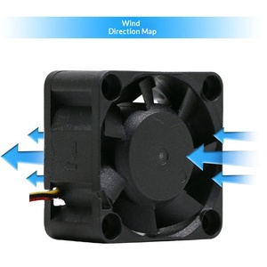 Ventola ad Alta Velocità Ultra-potente 12V 4020 DC Brushless 18000 <span class=keywords><strong>RPM</strong></span> con Cuscinetto <span class=keywords><strong>a</strong></span> Rulli 4 CM/cm 3 Pin/4P Controllo Temperatura Grande Flusso d'Aria - Product Image 5