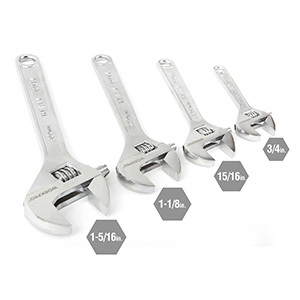 Juego de llaves pulidas con espejo ajustable multifunción, llave inglesa, combinación de acero CR-V, 6 ", 8", 10 ", 12" - Product Image 5