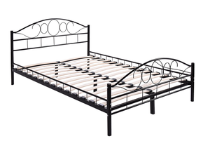 <span class=keywords><strong>LETTO</strong></span> di METALLO <span class=keywords><strong>160X200</strong></span> CON DOPPIO BIANCO CON CORNICE - Product Image 6