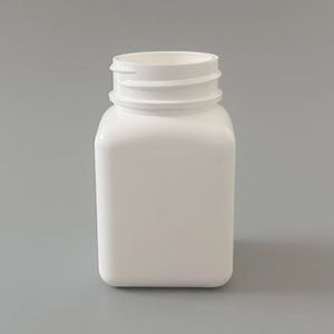 High Sale <span class=keywords><strong>50ml</strong></span> White Square Press-Pull Kinder sicheres Nahrungs ergänzungs mittel HDPE Leere Plastik flasche - Product Image 4