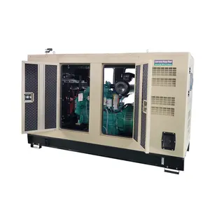 Silent Electric Power Generator Set Diesel Generator Good Quality 30kva Copper Water Cooling System 8-24hrs Continous Fuel Tank