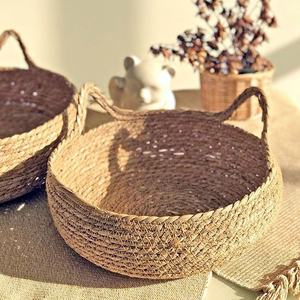 Nido de paja Natural hecho a mano patrón sólido tejido Casa de mascotas cojín suave Cama de Gato rascador vendedor superior productos para perros y gatos - Product Image 4