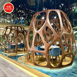 Bộ bàn ghế nhà hàng màu xanh lam đá cẩm thạch, ghế da thương mại, ghế sofa booth quán cà phê, thiết kế hiện đại, sang trọng cho khách sạn, nhà hàng. - Product Image 2