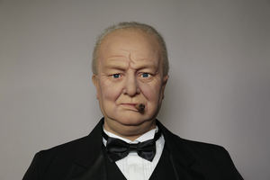 EH64 figurine de cire grandeur nature British Premier Churchill à vendre - Product Image 4