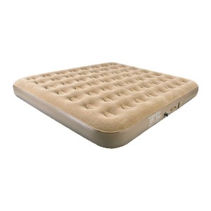 Matelas Gonflable <span class=keywords><strong>d</strong></span>'Extérieur à Prix <span class=keywords><strong>d</strong></span>'Usine, Simple ou Double, en PVC Floqué, <span class=keywords><strong>Lit</strong></span> <span class=keywords><strong>d</strong></span>'Air pour le Camping et les Voyages avec Pompe Intégrée - Product Image 1