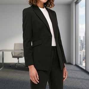 Nuevo traje clásico de mujer de manga larga cómodo transpirable 2 piezas Casual trabajo de oficina mujeres traje de esmoquin de negocios 2026 - Product Image 2