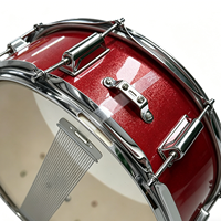 Tambourin en bois de peuplier 14x5.5 avec 8 cordières et pièces de fixation complètes pour la pratique des groupes adultes